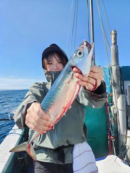 釣り　女性